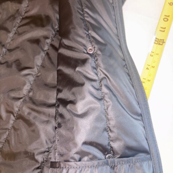 Vintage Polo Ralph Lauren Black Vertical Quilt Insulated Vest Men's XL Snaps - Picture 11 of 15